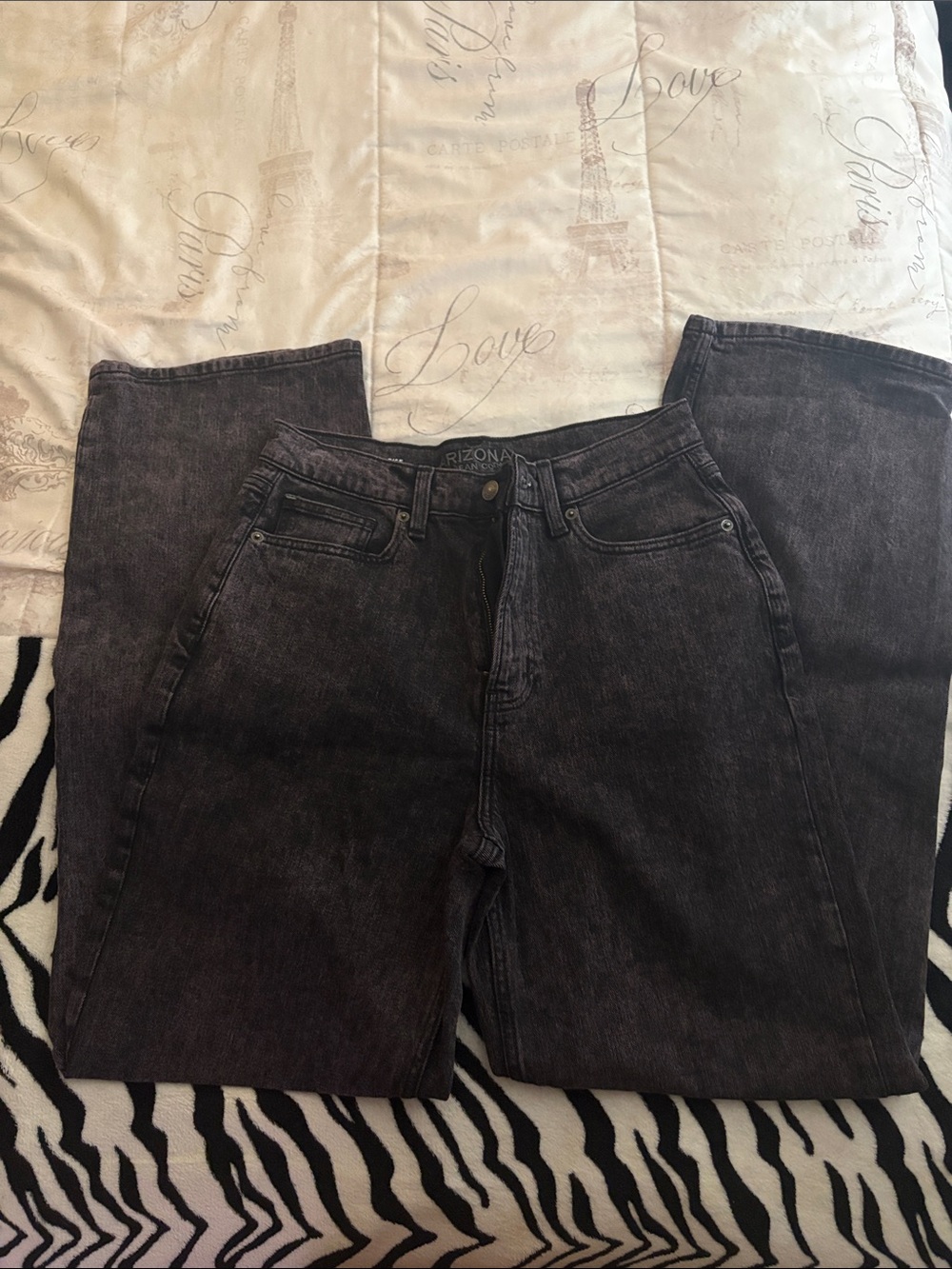 Arizona Jean Company Men's Washed Black Relaxed Jeans